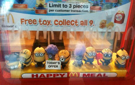 Movietoysg Minion Madness At McDonald S