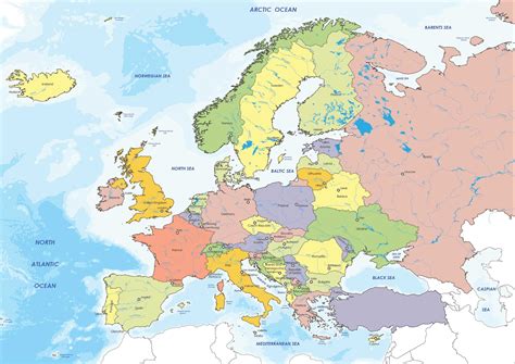 Map Of Europe Europe Map 2023