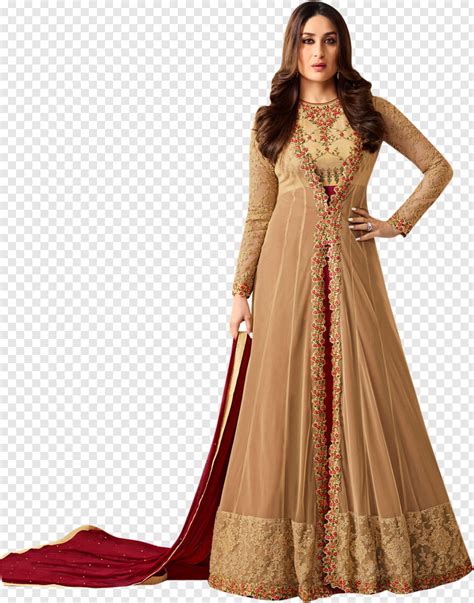 Download free dress png images. Ladies Suit - Anarkali Dress With Coat, Png Download ...