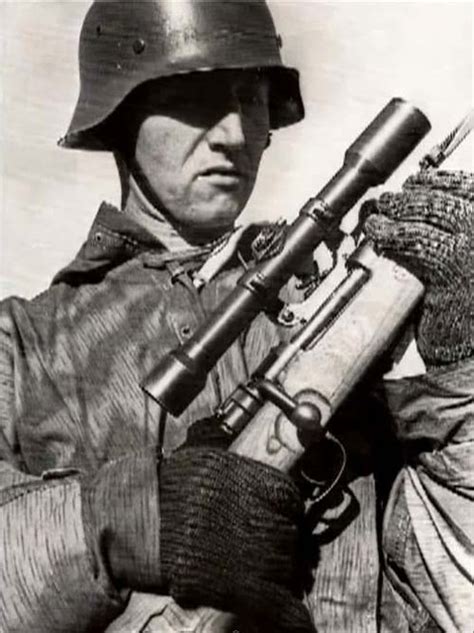 German Sniper With A Scoped Kar98k Krueger Horst Flickr