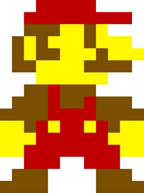 Small Mario Pixel Art Maker