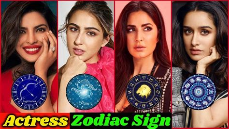 Zodiac Signs Of Bollywood Actresses Youtube