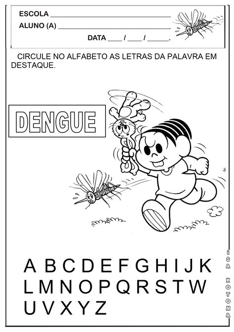 Educação Infantil Facil Atividades Dengue