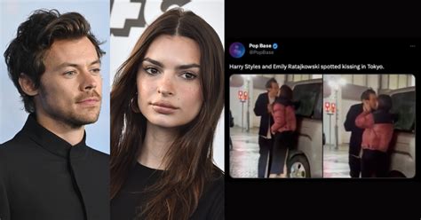 Harry Styles And Emily Ratajkowski Spotted Kissing In Tokyo • Philstar Life