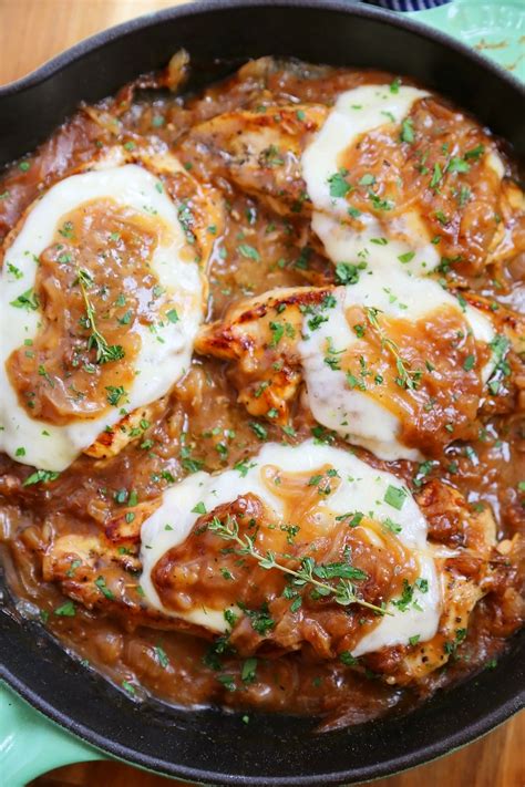 If you love caramelized onions or french onion soup then you will. Skillet French Onion Chicken - The Comfort of Cooking