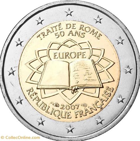 2 Euros 50e Anniversaire Du Traité De Rome Coins 2 € Commémorative