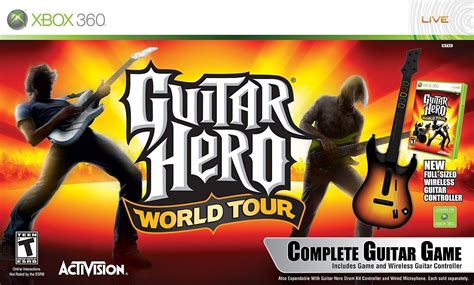 guitar hero world tour complete guitar game xbox 360 ign