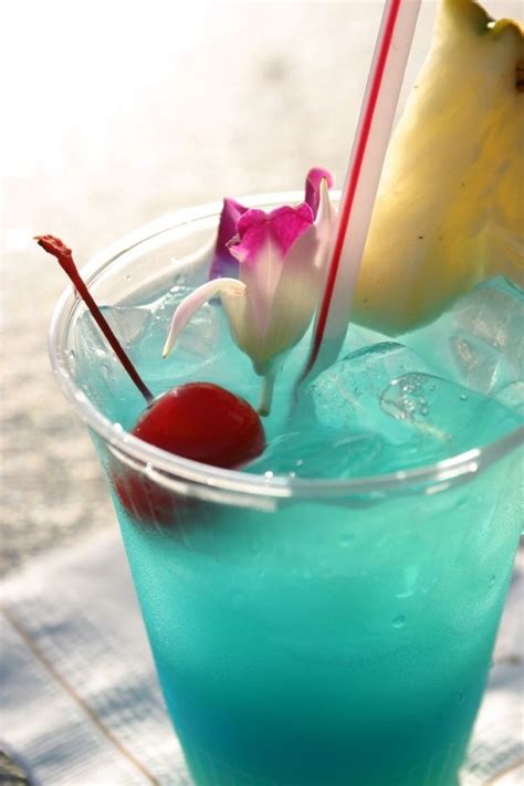 Blue Hawaiian Malibu Coconut Rum Blue Curacao Pineapple Juice Malibu Coconut Fun Drinks