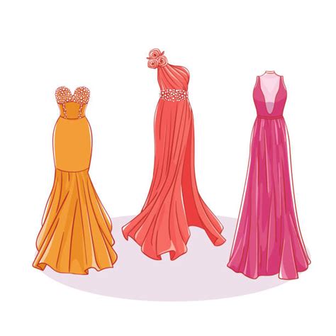Best Prom Dress Illustrations Royalty Free Vector Graphics And Clip Art