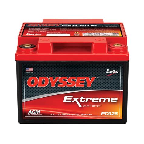 Odyssey Extreme Agm Ready To Ride Power Sport Battery Pc925 330 Cca