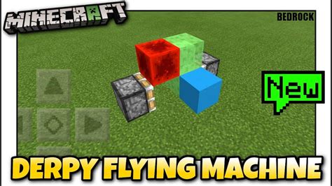 Minecraft Derpy Flying Machine Tutorial Mcpe Xbox Bedrock