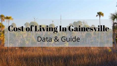 Cost Of Living In Gainesville Fl 2023 Can I Afford Gainesville Data And Guide