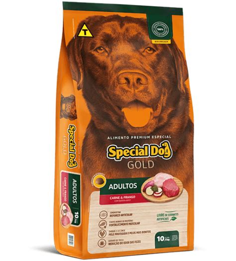 RaÇÃo Special Dog Gold Para CÃes Adultos Frango E Carne 20kg Special