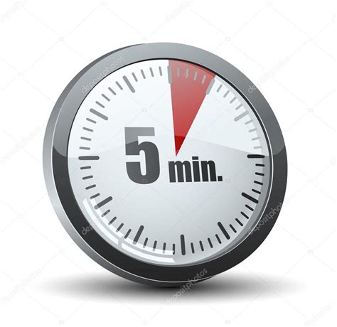 5 Minutes Timer Stock Vector Image by ©Yuriy_Vlasenko #47725713
