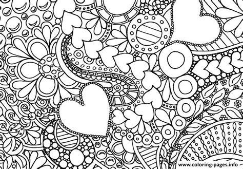 Download free printable heart coloring pages. Heart Love Valentin Day Coloring Pages Printable