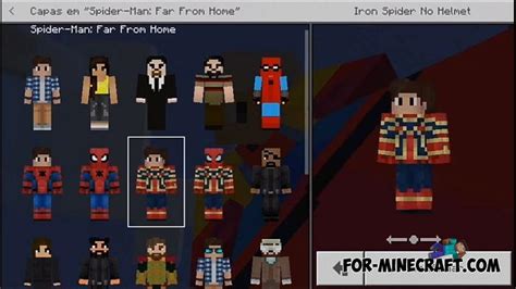 Spider Man Far From Home Skin Pack For Minecraft Pe