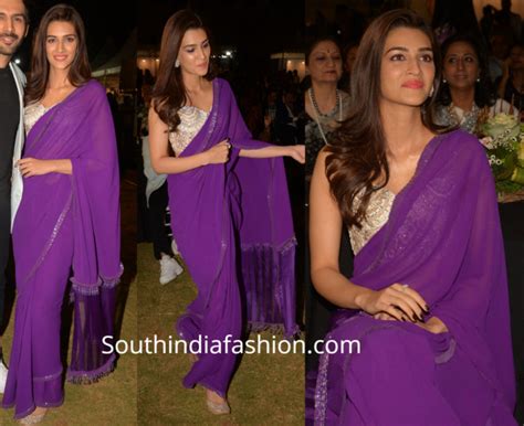 Kriti Sanon In Manish Malhotra Saree South India Fashion
