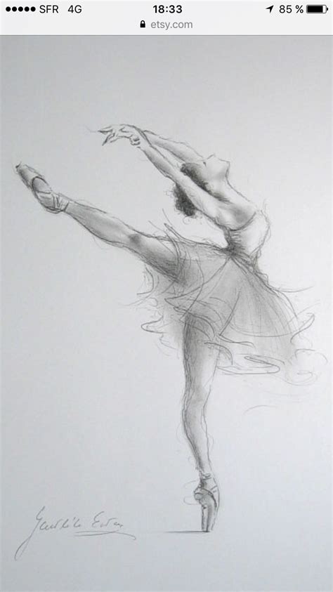 Pin By Barb On Lilou Ballet Drawings Ballet Art Ballerina Art