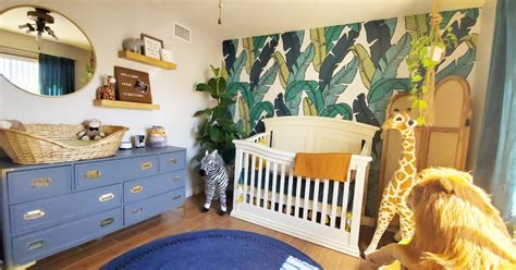 For girls theme barbeque beach theme the jungle animal 1st birthday party activity book download music movement magination these wild animal theme bedroom decorating ideas. Modern Jungle Themed Nursery - Project Nursery