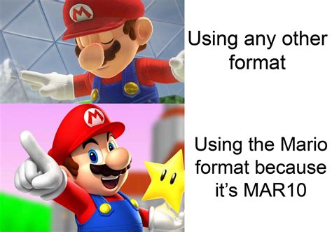 Mario Movie Meme Template