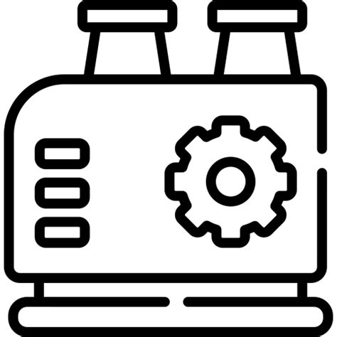 Factory Machine Free Industry Icons