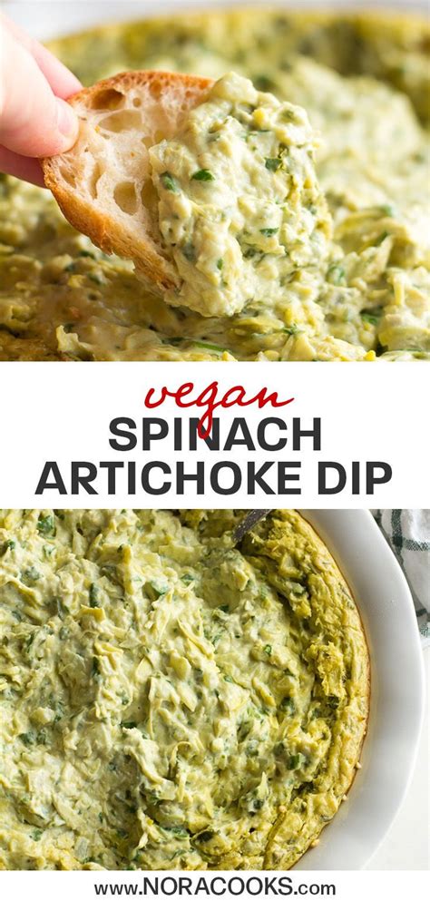 The Best Easiest Vegan Spinach Artichoke Dip Made With Whole Real
