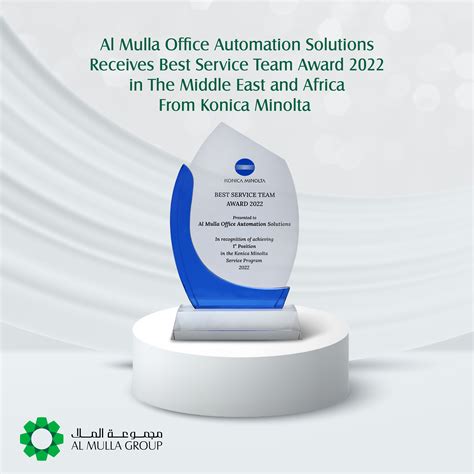 Al Mulla Office Automation Solutions Receives The Middle East Best