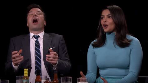 Flipboard Priyanka Chopra And Jimmy Fallon Take Hot Ones Challenge With Insanely Spicy