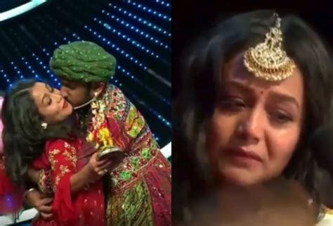 Neha Kakkar Left In Shock After Indian Idol 11 Contestant Forcibly Kisses Her On Stage News18 Tamil
