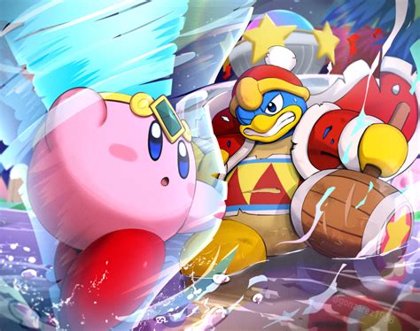 Gonzarez King Dedede Kirby Tornado Kirby Kirbys Adventure Kirby