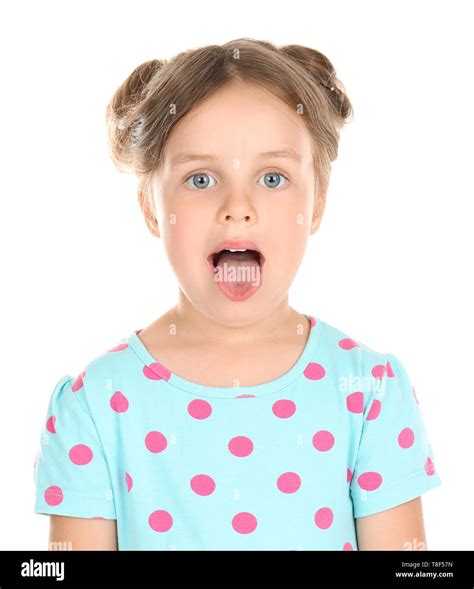 Little Girl Showing Tongue Hi Res Stock Photography And Images Alamy