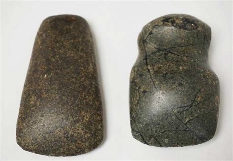 2 Native American Indian Stone Tools Both Found In