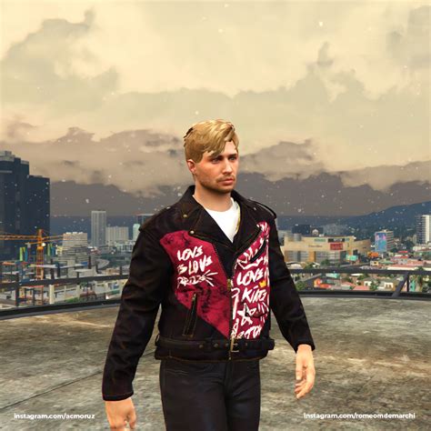 Leather Jacket For Mp Male Retexture Gta5