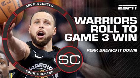 Steph Curry Led The Charge For Warriors In Game 3 Kendrick Perkins Sportscenter Youtube