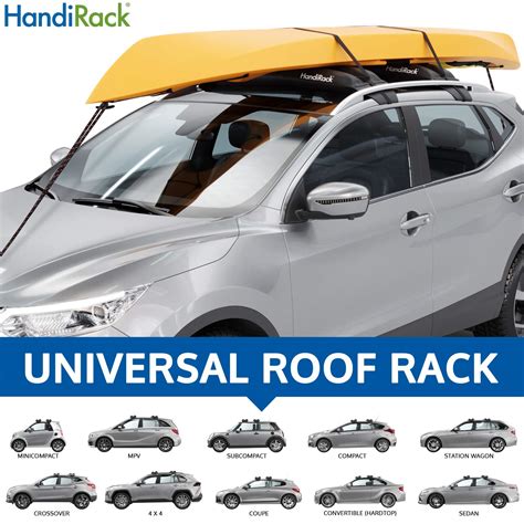 Handirack Universal Inflatable Roof Rack Bars Black Tie Downs