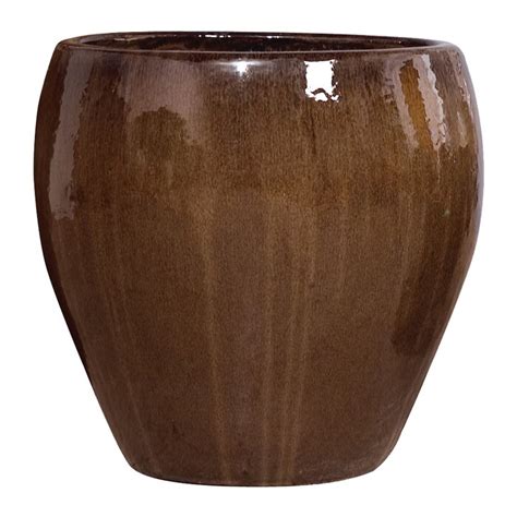 Emissary Large Round Glazed Ceramic Pot Planter Wayfair