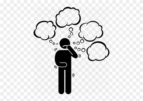 Thinking Person Person Thinking Icon Free Transparent Png Clipart