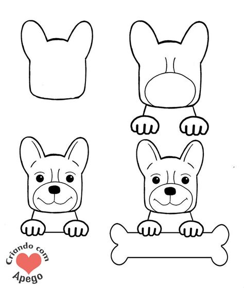 Como Desenhar Cachorro Desenhos Para Desenhar Fáceis Passo A Passo
