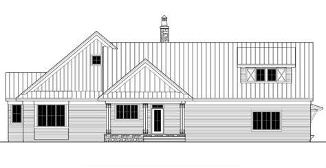 Three Bedroomcountry House Plan With Screened Porch 5 Sets French