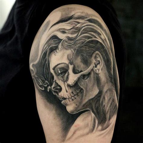 The Worlds Best Tattoo Artists Part1 Skull Girl Tattoo Zombie