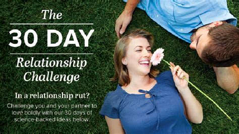 Must Try 30 Day Relationship Challenge Backed By Science Lifehack