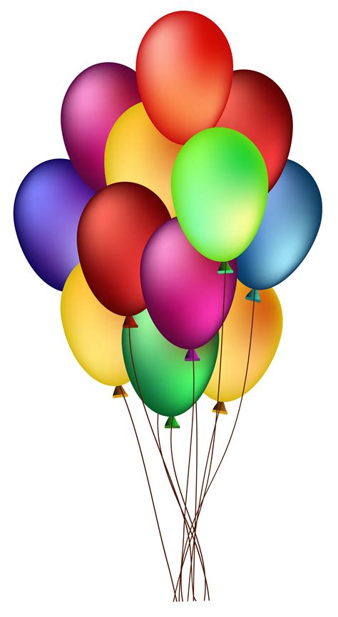 Bunch Of Colorful Balloons Png Clip Art Image Gallery Yopriceville