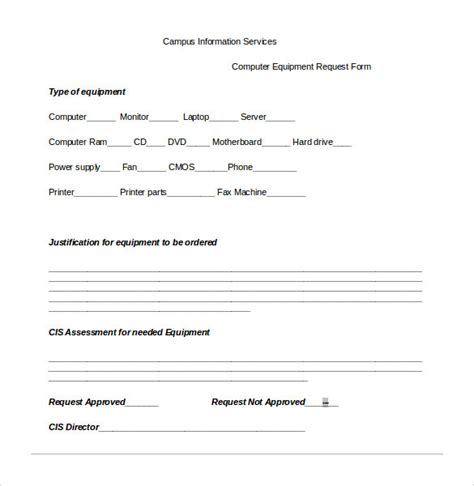 Fully online, no desktop app needed. 13 Computer Service Request Form Templates to Download ...