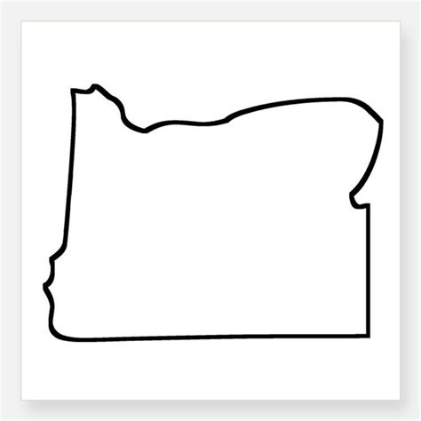 Oregon State Outline Map In Svg Format Clip Art At Cl