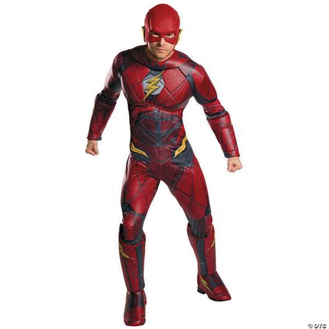 Mens Deluxe The Flash Halloween Costume Oriental Trading