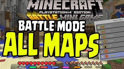 Minecraft Ps4ps3xbox360wiiu All Battle Mode Mini Games Server Map