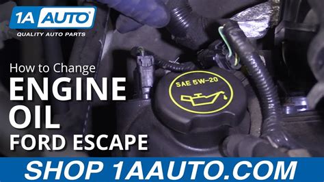 How to Change Oil 08-12 Ford Escape | 1A Auto