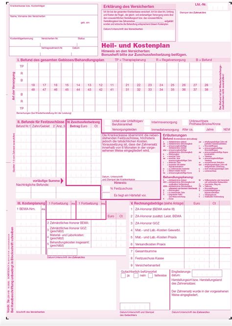 Diese soll ich an meine krankenkasse schicken. Heil- und Kostenplan - Wikiwand