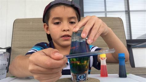 Jakes 2nd Grade Science Experiment Water Dynamic Youtube