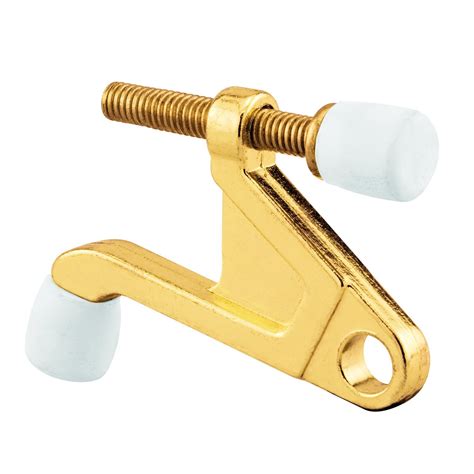 Prime Line Products U 9026 Hinge Pin Type Door Stop 90 Degree Brass
